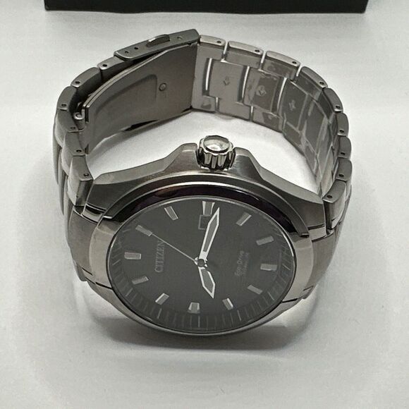 Citizen Paradigm BM7431-51L Silver Super Titanium Analog Eco-Drive Watch YAY15 - Picture 6 of 11